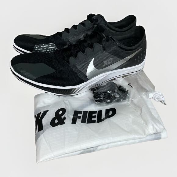 Nike ZoomX Dragonfly XC Men 13 Track Field Cross Country Black/Silver DX7992001 - Picture 1 of 11